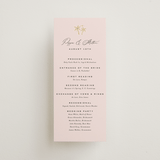 "tropical getaway" - Wedding Programs in Blush by Laura Hamm - Front
