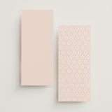 "tropical getaway" - Wedding Programs in Blush by Laura Hamm - Back of Card Options