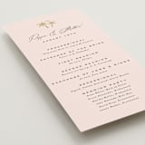 "tropical getaway" - Wedding Programs in Blush by Laura Hamm - Detail