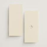 "Written in the Stars" - Wedding Programs in Noir by Ani Somi - Back of Card Options