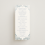 "Pomegranate Floral Frame" - Wedding Programs in Royal by Nam Bourassa - Front