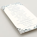 "Pomegranate Floral Frame" - Wedding Programs in Royal by Nam Bourassa - Detail
