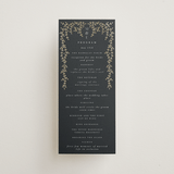 "Beautiful Chuppah" - Wedding Programs in Midnight by Ana de Sousa - Front