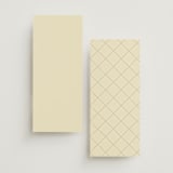 "Aatreya" - Wedding Programs in Marigold by Pati Cascino - Back of Card Options