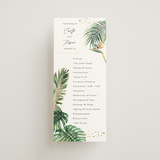 "Our Paradise" - Wedding Programs in Tropical by Elly - Front