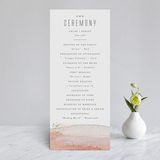 "Painted Desert" - Wedding Programs in Sandstone by Hooray Creative - Front