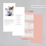"Painted Desert" - Wedding Programs in Sandstone by Hooray Creative - Back of Card Options