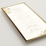 "Jardin" - Wedding Programs in Carnation by Everett Paper Goods - Detail
