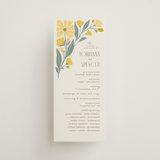 "storybook garden" - Wedding Programs in Buttercup by Karidy Walker - Front