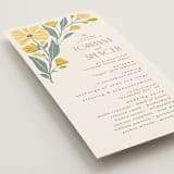 "storybook garden" - Wedding Programs in Buttercup by Karidy Walker - Detail