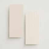 "Bliss" - Wedding Programs in Champagne by Leah Bisch - Back of Card Options