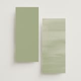 "Canopy" - Wedding Programs in Ivy by Everett Paper Goods - Back of Card Options