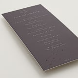 "North" - Wedding Programs in Twilight by Baumbirdy - Detail