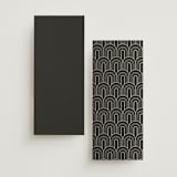 "The Arc" - Wedding Programs in Truffle by Vera Lim - Back of Card Options