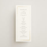 "Flicker" - Wedding Programs in Sparkle by Pixel and Hank - Front