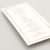 "Flicker" - Wedding Programs in Sparkle by Pixel and Hank - Detail