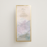 "Mountain" - Wedding Programs in Latte by Lori Wemple - Front