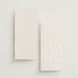 "Wildflower" - Wedding Programs in Cotton by Jennifer Postorino - Back of Card Options