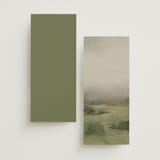 "Hillside" - Wedding Programs in Graphite by Everett Paper Goods - Back of Card Options