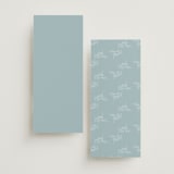 "Polished" - Wedding Programs in Powder Blue by Jennifer Postorino - Back of Card Options