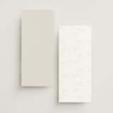 "Polished" - Wedding Programs in Cotton by Jennifer Postorino - Back of Card Options