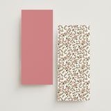 "Timeless Blooms" - Wedding Programs in Peony by Susan Moyal - Back of Card Options