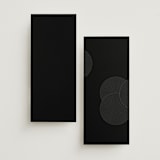 "ionic" - Wedding Programs in Onyx by Lori Wemple - Back of Card Options