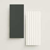 "Understated Elegance" - Wedding Programs in Cotton by Stacey Meacham - Back of Card Options