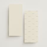 "Walnut" - Wedding Programs in Linen by Blustery August - Back of Card Options