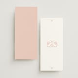 "Bella Bellissima" - Wedding Programs in Blush by Ani Somi - Back of Card Options