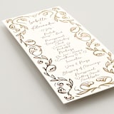 "Bella Bellissima" - Wedding Programs in Blush by Ani Somi - Detail