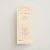 "Mandapam" - Wedding Programs in Carnation by Creo Study - Front