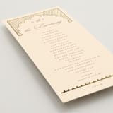 "Mandapam" - Wedding Programs in Carnation by Creo Study - Detail