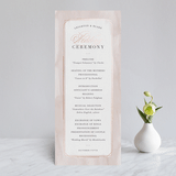 "Forever Elegant" - Wedding Programs in Mauve by Hooray Creative - Front