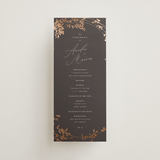 "Bliss" - Wedding Programs in Cocoa by Leah Bisch - Front