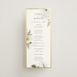 "Classic Love" - Wedding Programs in Vanilla by Susan Moyal - Front