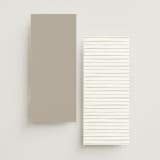 "Swoon" - Wedding Programs in Cotton by Carolyn Nicks - Back of Card Options
