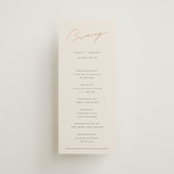 "Encircled Love" - Wedding Programs in Taupe by Kelly Schmidt - Front