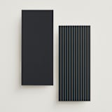"Nouveau flowers" - Wedding Programs in Navy by Ana de Sousa - Back of Card Options