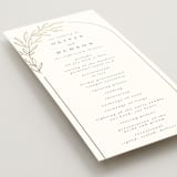 "Bianca" - Wedding Programs in Ink by Kristie Kern - Detail