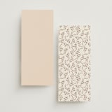 "Jasmine" - Wedding Programs in Dusk by Susan Moyal - Back of Card Options