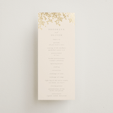 "Everly" - Wedding Programs in Latte by Kristie Kern - Front