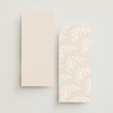 "Everly" - Wedding Programs in Latte by Kristie Kern - Back of Card Options