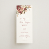 "Romantic Frame" - Wedding Programs in Peony by Wildfield Paper Co - Front