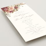 "Romantic Frame" - Wedding Programs in Peony by Wildfield Paper Co - Detail