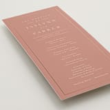 "Warm affection" - Wedding Programs in Dusty Rose by Stacey Meacham - Detail