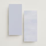 "Flowering Vine" - Wedding Programs in Bluebell by Everett Paper Goods - Back of Card Options