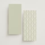 "Vintage Palms" - Wedding Programs in Sand by Maria Alou - Back of Card Options