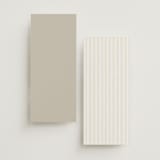 "Golden Ampersand" - Wedding Programs in Silk by Kelly Schmidt - Back of Card Options