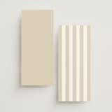"Gold Crest" - Wedding Programs in Ivory by Mansi Verma - Back of Card Options